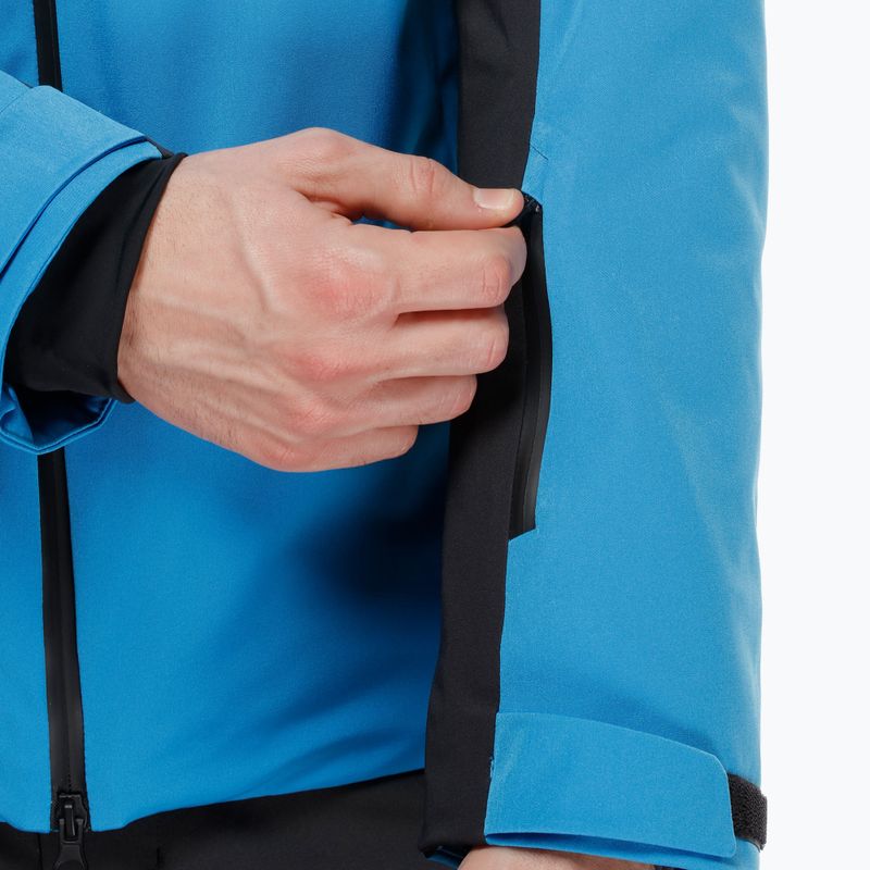 Куртка гірськолижна чоловіча Dainese Etra Aerosense Dry Core Ready blue/stretch limo 9