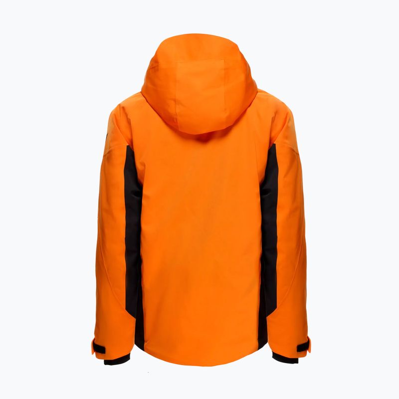 Куртка гірськолижна чоловіча Dainese Etra Aerosense Dry Core Ready oriole orange/stretch limo 10