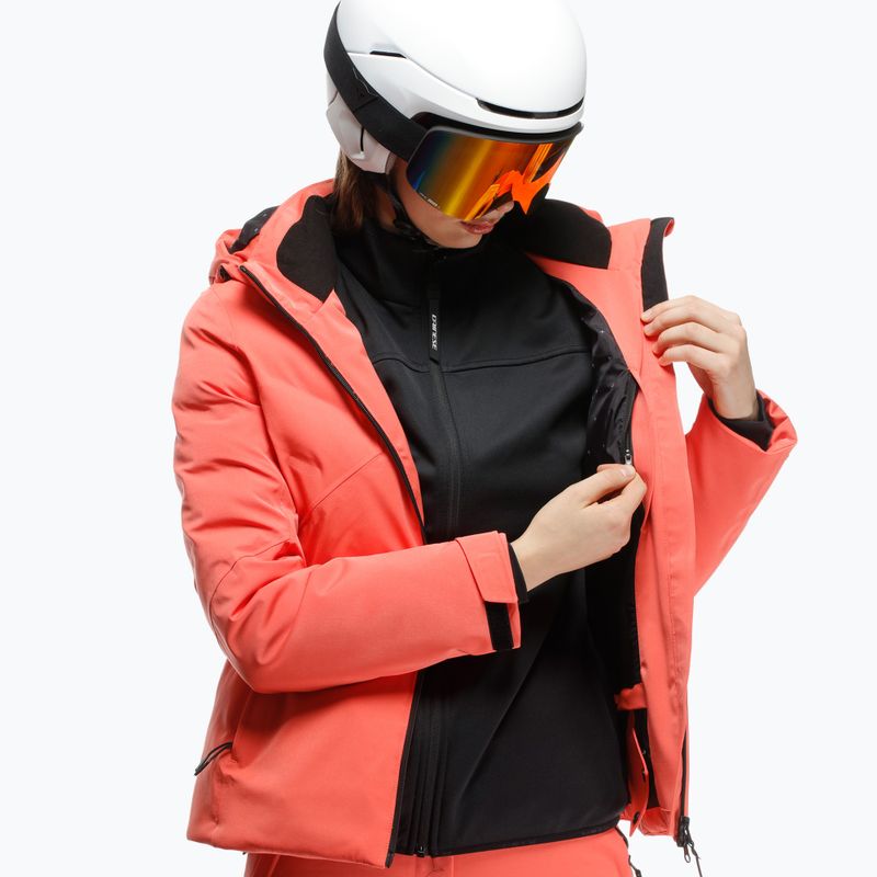 Куртка гірськолижна жіноча Dainese Zives Aerosense Dry coral 7