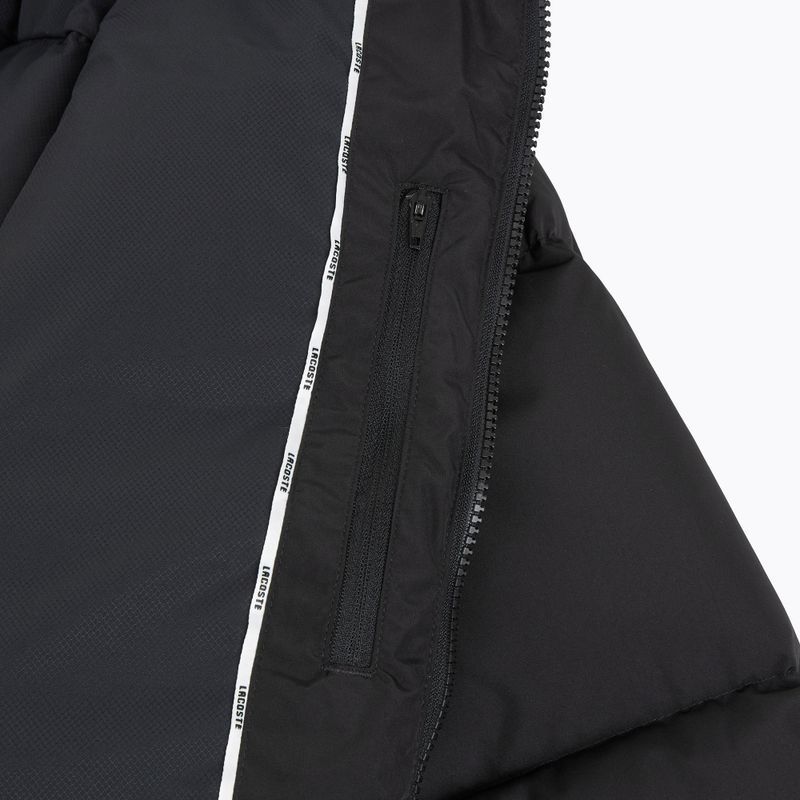 Куртка зимова Lacoste BH2608 Hooded black 5