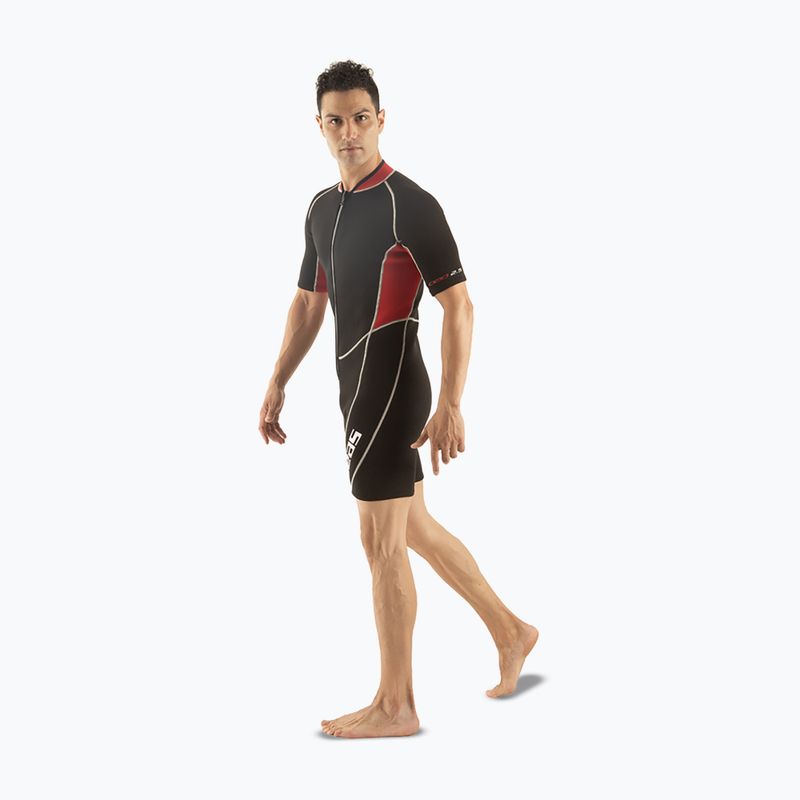 Гідрокостюм чоловічий SEAC Shorty Ciao 2,5 mm black/red 4