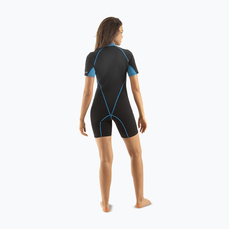 Гідрокостюм жіночий SEAC Shorty Ciao 2,5 mm black/blue 2