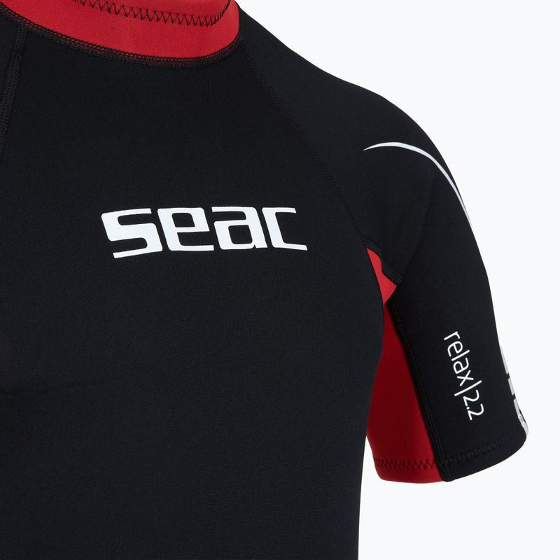 Гідрокостюм чоловічий SEAC Shorts Relax 2.2 mm black/red 4