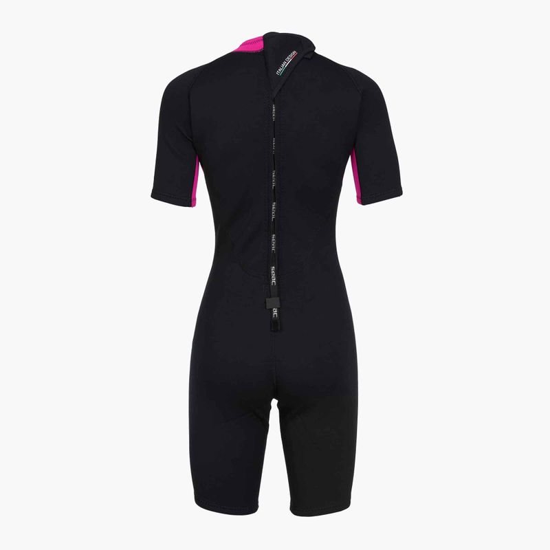 Гідрокостюм жіночий SEAC Shorts Relax 2.2 mm black/pink 3