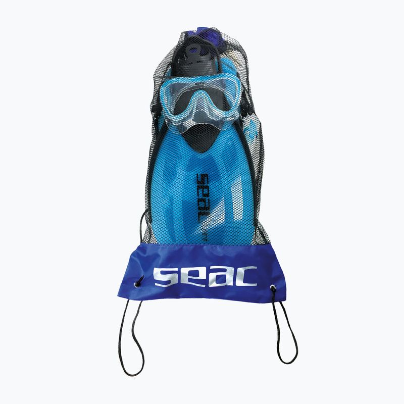 Набір для снорклінгу SEAC Tris Sprint Dry blue 2