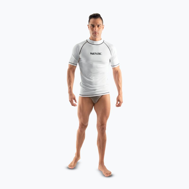 Футболка для плавання чоловіча SEAC T-Sun white 2
