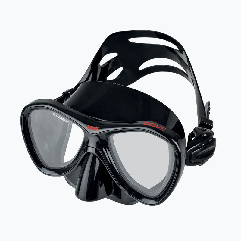 Маска для підводного плавання SEAC Cove black/red 3