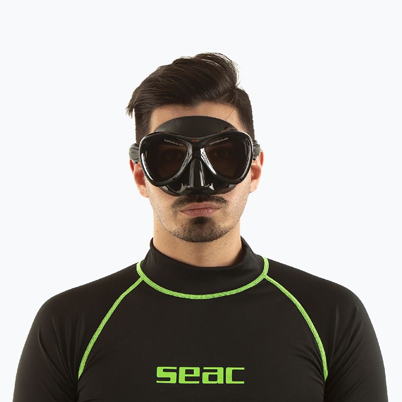Маска для підводного плавання SEAC Cove black/red 4
