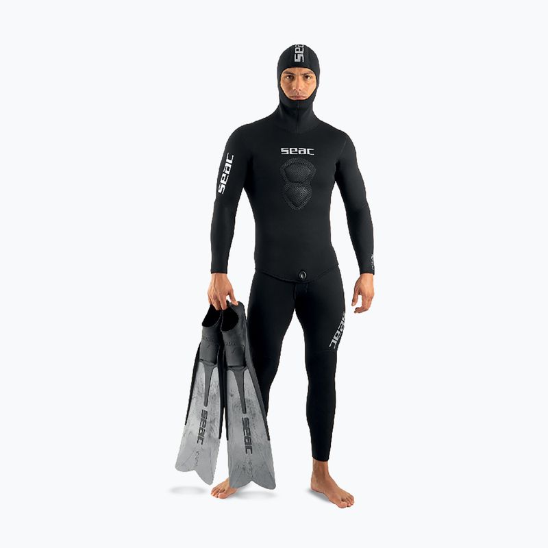 Гідрокостюм для дайвінгу чоловічий SEAC Royal 7 mm Long John+Jacket black 2