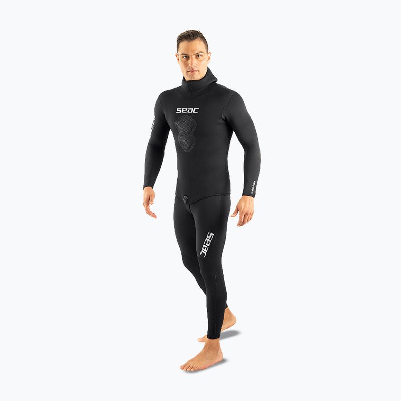 Гідрокостюм для дайвінгу чоловічий SEAC Royal 7 mm Long John+Jacket black 3