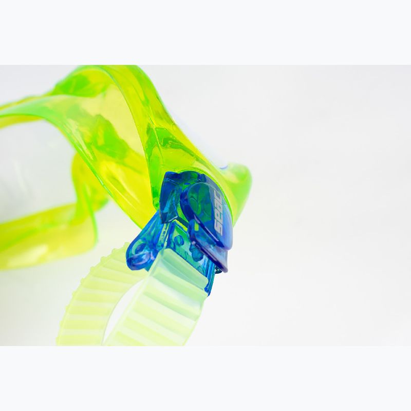 Маска для плавання дитяча SEAC Matt matt lime/clear 4