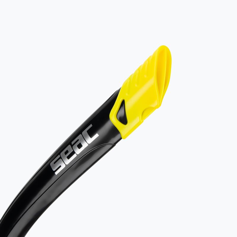 Трубка для підводного плавання SEAC Mesu black/yellow 4