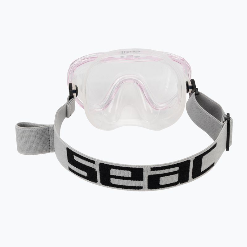 Маска для підводного плавання дитяча Seac Viva pink 4