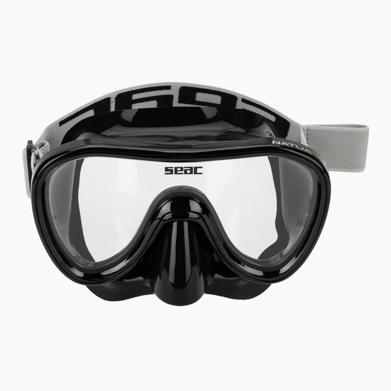 Маска для снорклінгу Seac Natua black 2