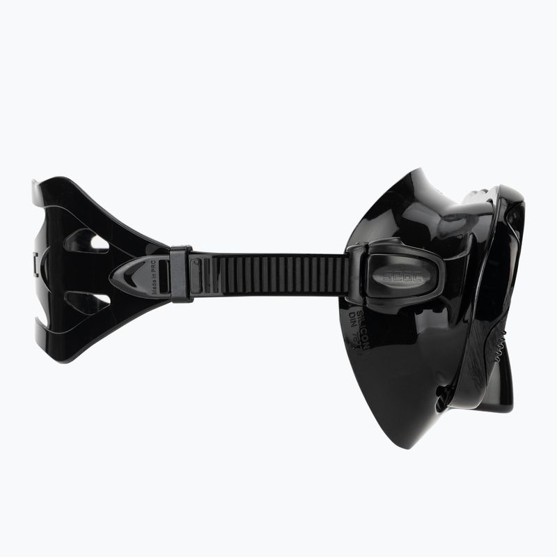 Маска для снорклінгу Seac Boss black/silver 3