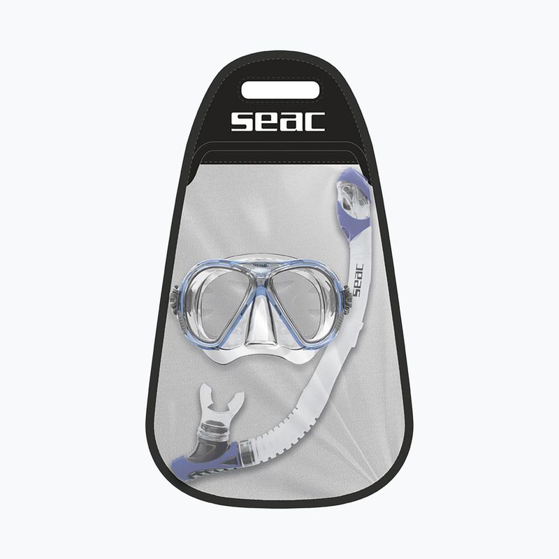 Набір для снорклінгу SEAC Iena Dry Set blue 2