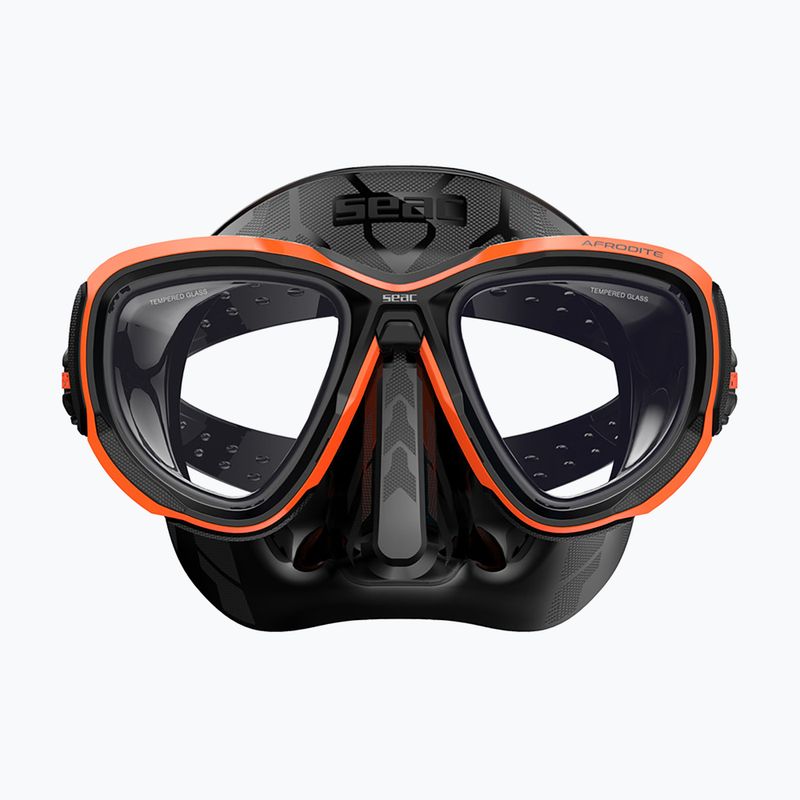 Маска для підводного плавання SEAC Afrodite orange 3