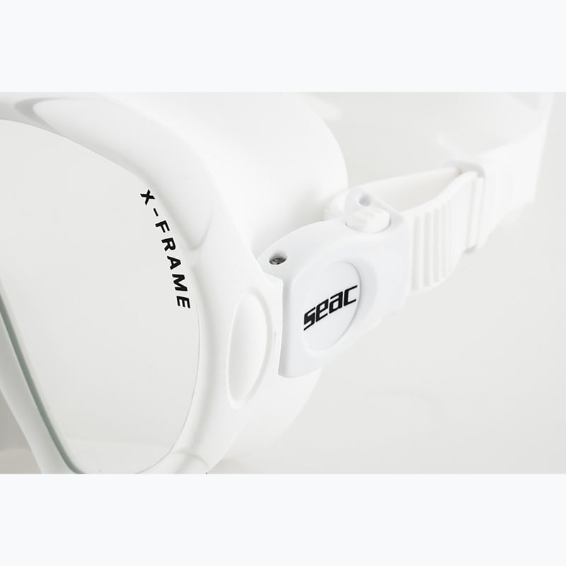 Маска для підводного плавання SEAC X-Frame white 6