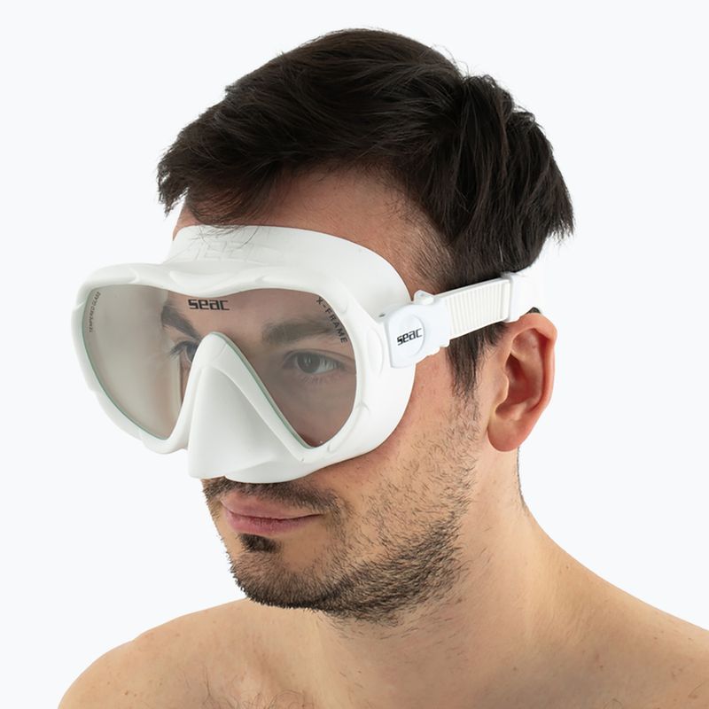 Маска для підводного плавання SEAC X-Frame white 10