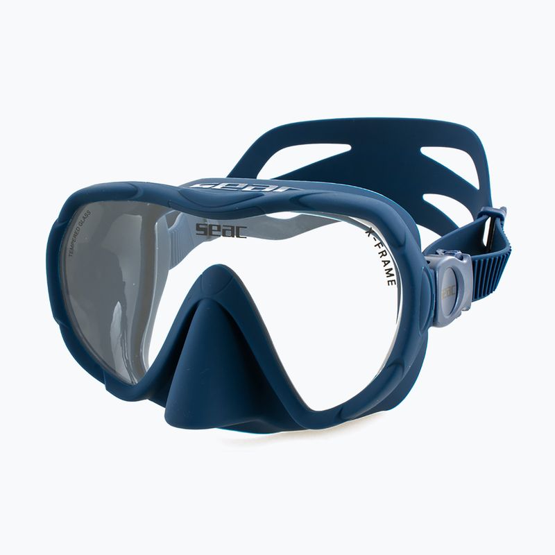 Маска для підводного плавання SEAC X-Frame blue 2