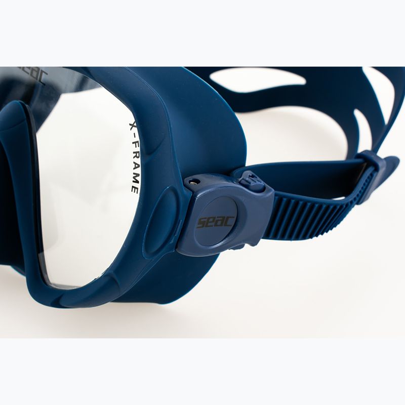 Маска для підводного плавання SEAC X-Frame blue 7