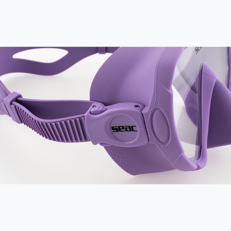 Маска для підводного плавання SEAC X-Frame lilac 5