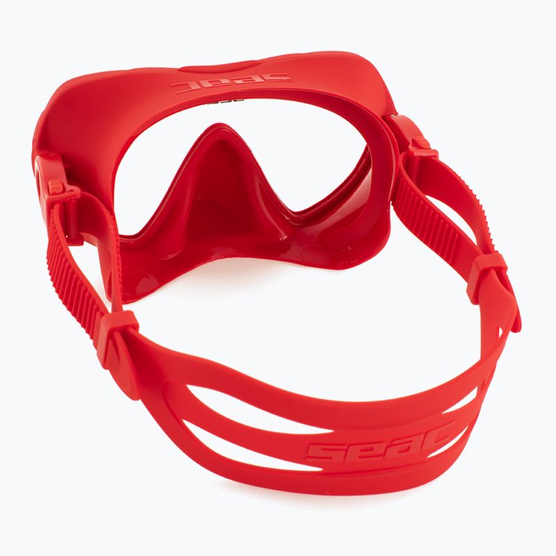Маска для підводного плавання SEAC X-Frame red 3