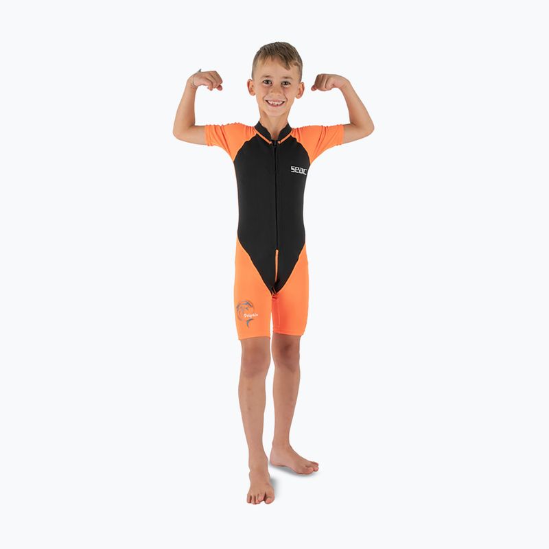 Гідрокостюм дитячий SEAC Dolphin Shorty 1,5 mm black/orange 4