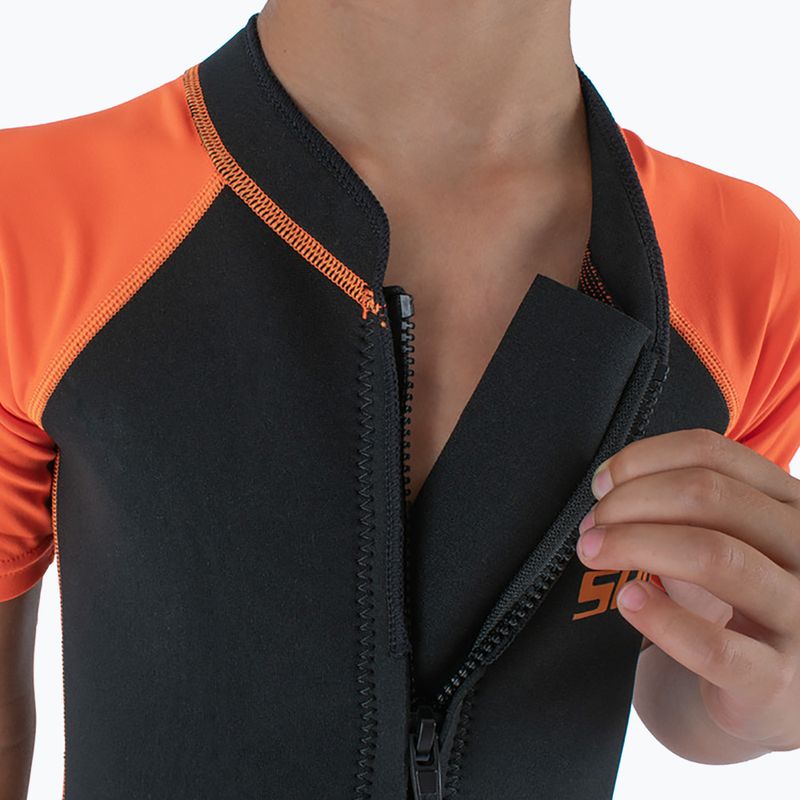 Гідрокостюм дитячий SEAC Dolphin Shorty 1,5 mm black/orange 5