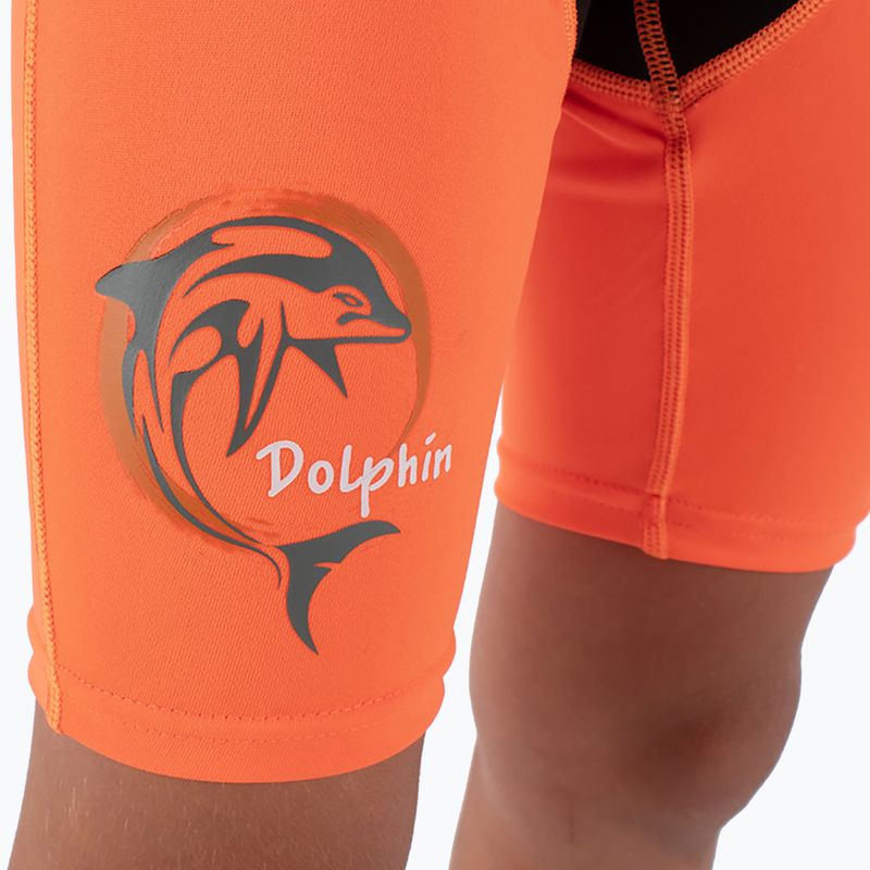 Гідрокостюм дитячий SEAC Dolphin Shorty 1,5 mm black/orange 10