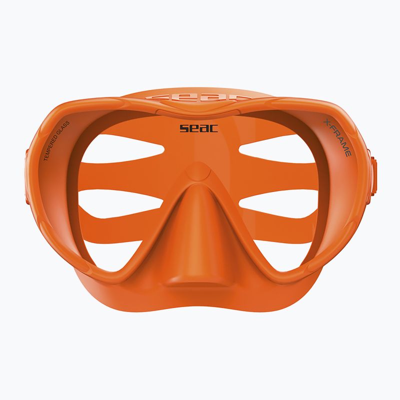 Маска для підводного плавання SEAC X-Frame orange 2