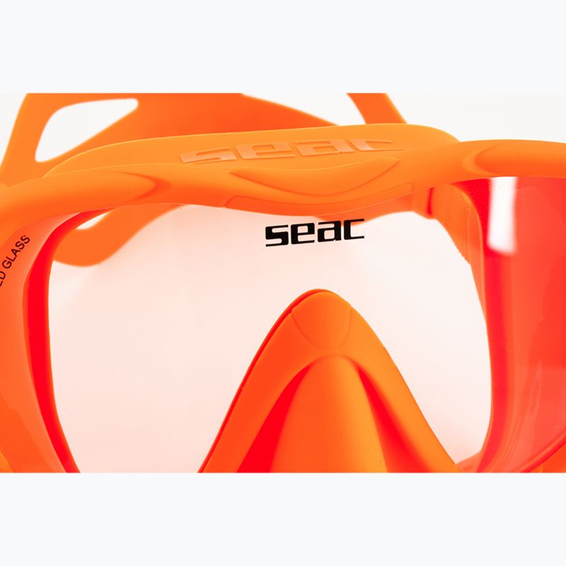 Маска для підводного плавання SEAC X-Frame orange 5
