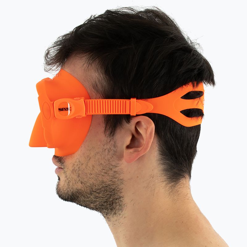 Маска для підводного плавання SEAC X-Frame orange 11