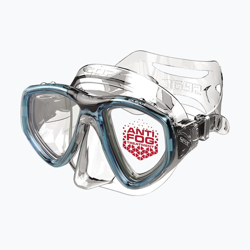 Маска для підводного плавання SEAC Clear Antifog aquamarine 2