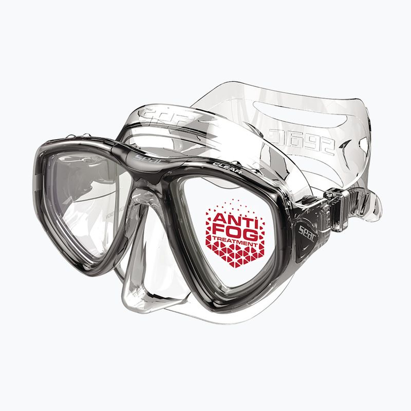 Маска для підводного плавання SEAC Clear Antifog transparent black 2