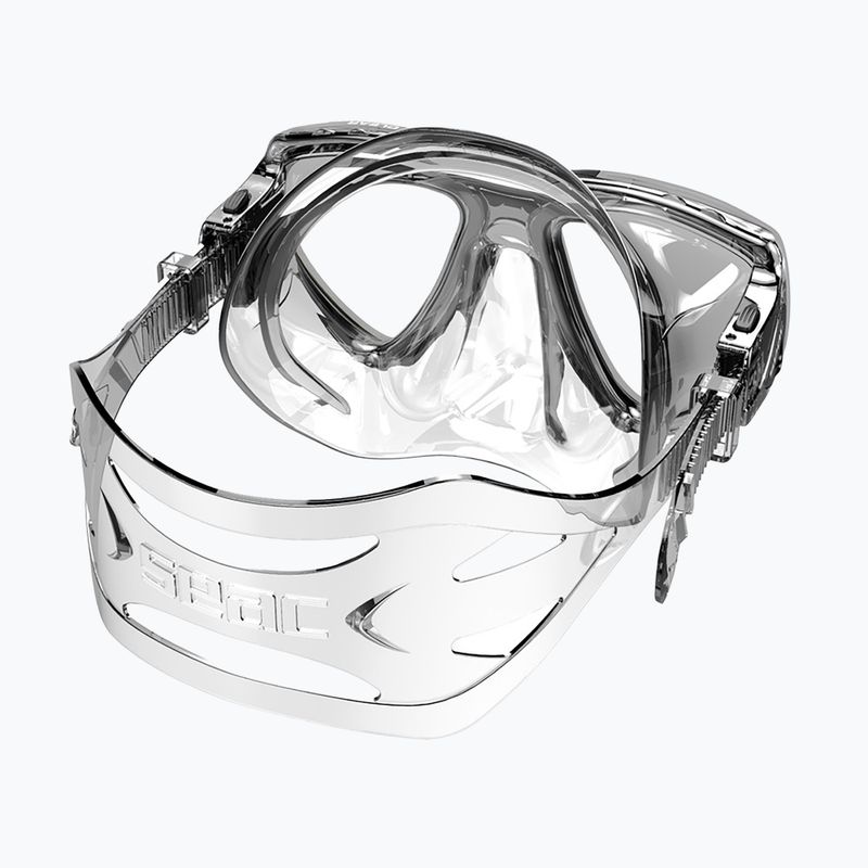 Маска для підводного плавання SEAC Clear Antifog transparent black 3