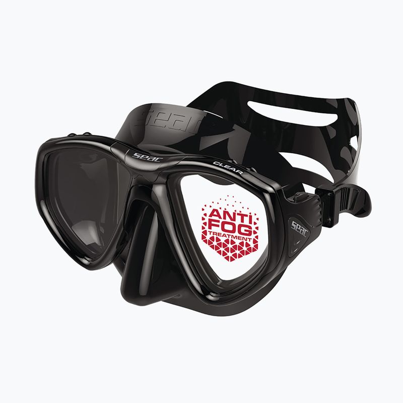 Маска для підводного плавання SEAC Clear Antifog black 2