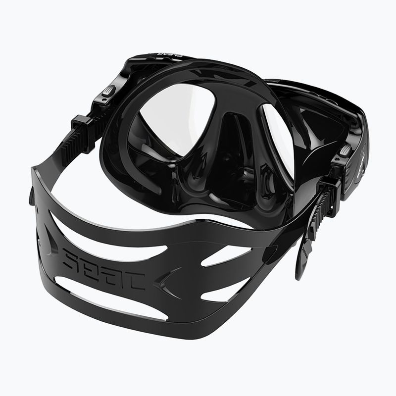 Маска для підводного плавання SEAC Clear Antifog black 3