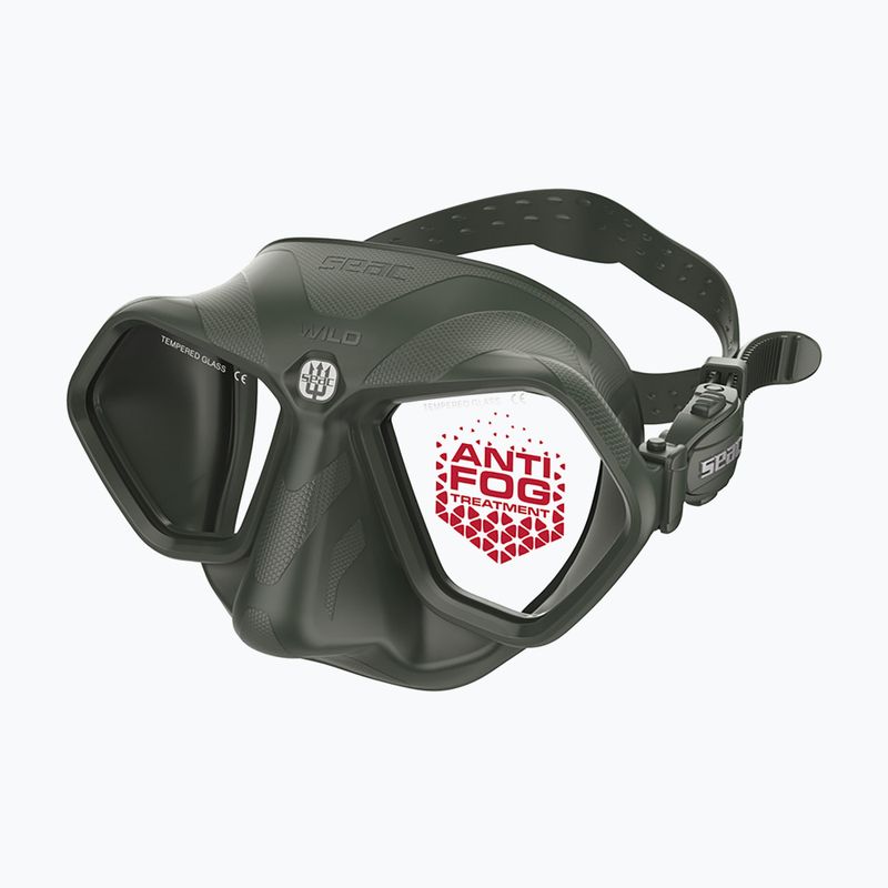Маска для підводного плавання SEAC Wild Antifog green 2