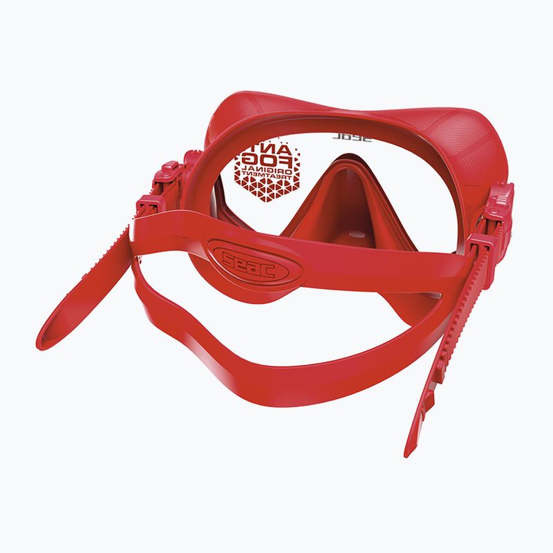 Маска для підводного плавання SEAC Pura Antifog red 3