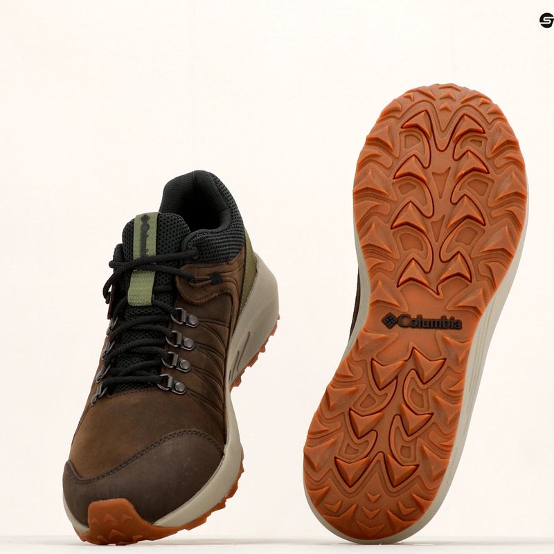 Взуття трекінгове чоловіче Columbia Trailstorm Crest Wp cordovan/black 14
