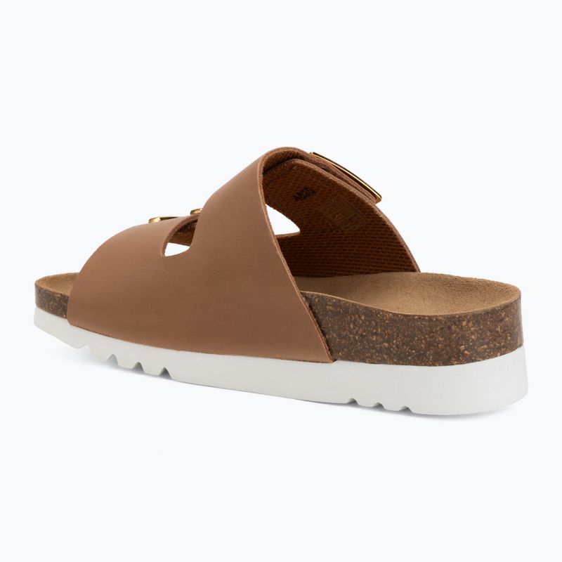 Жіночі шльопанці Scholl Montery 2 Straps Ad Med cognac 3