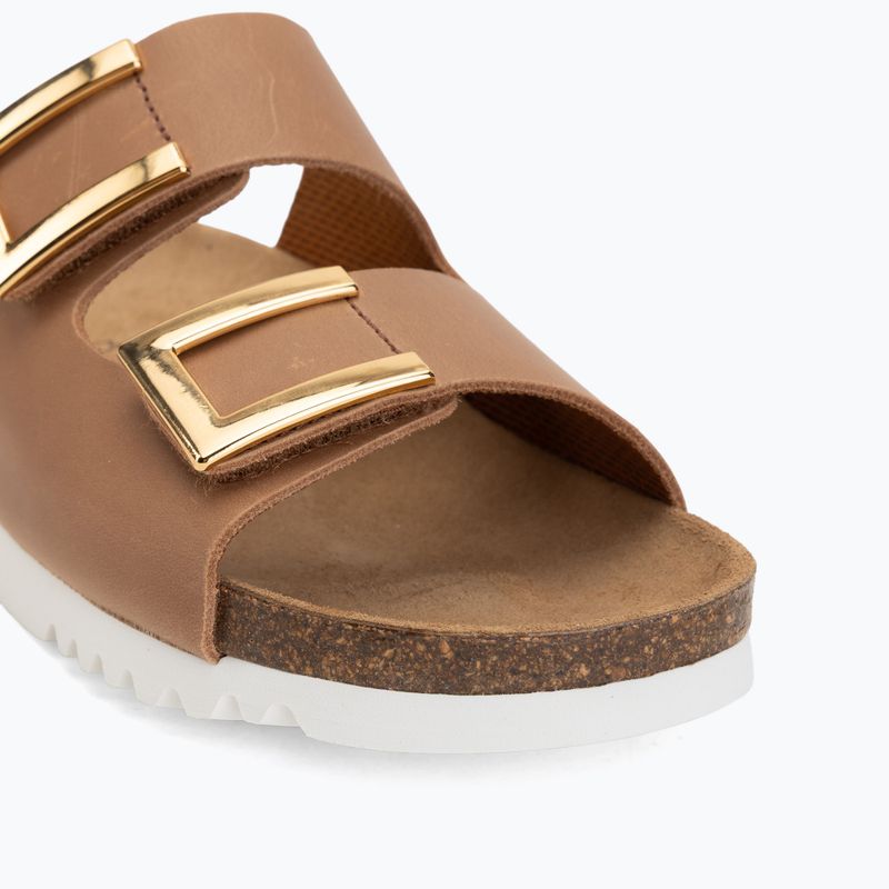 Жіночі шльопанці Scholl Montery 2 Straps Ad Med cognac 7