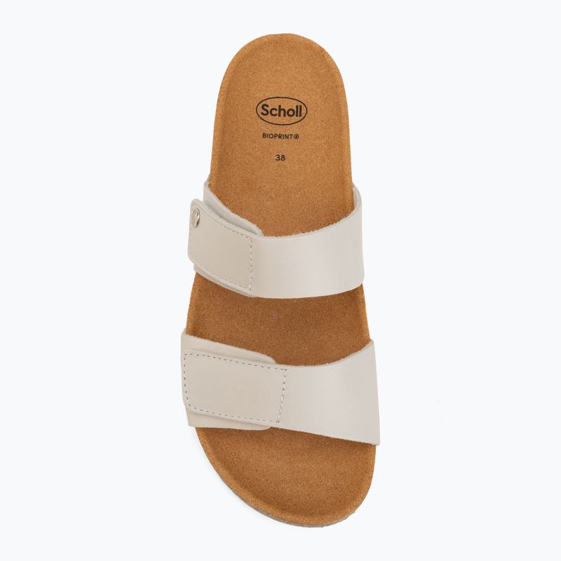 Жіночі шльопанці Scholl Lusaka 2.0 Med white 5