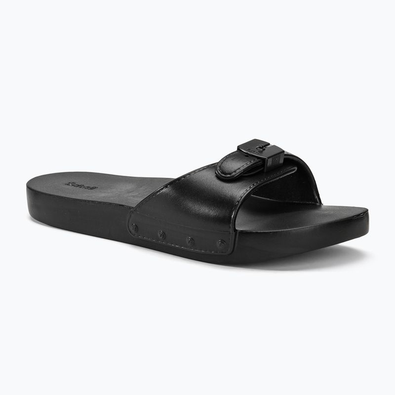 Жіночі шльопанці Scholl Pescura Flat Aqua Eva чорні