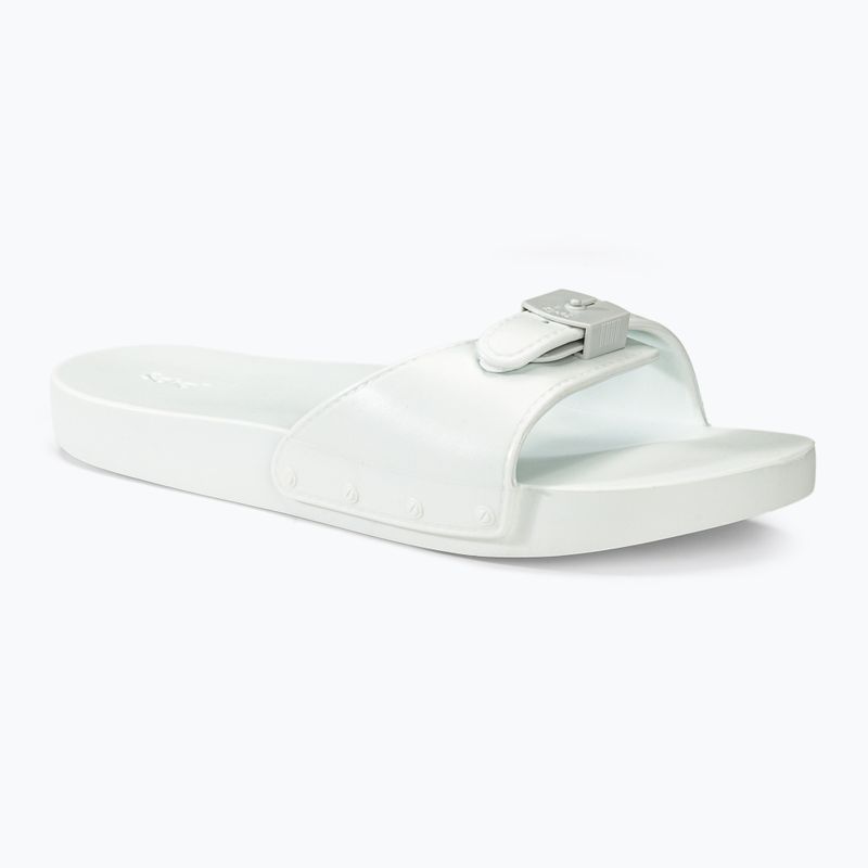 Жіночі шльопанці Scholl Pescura Flat Aqua Eva білого кольору