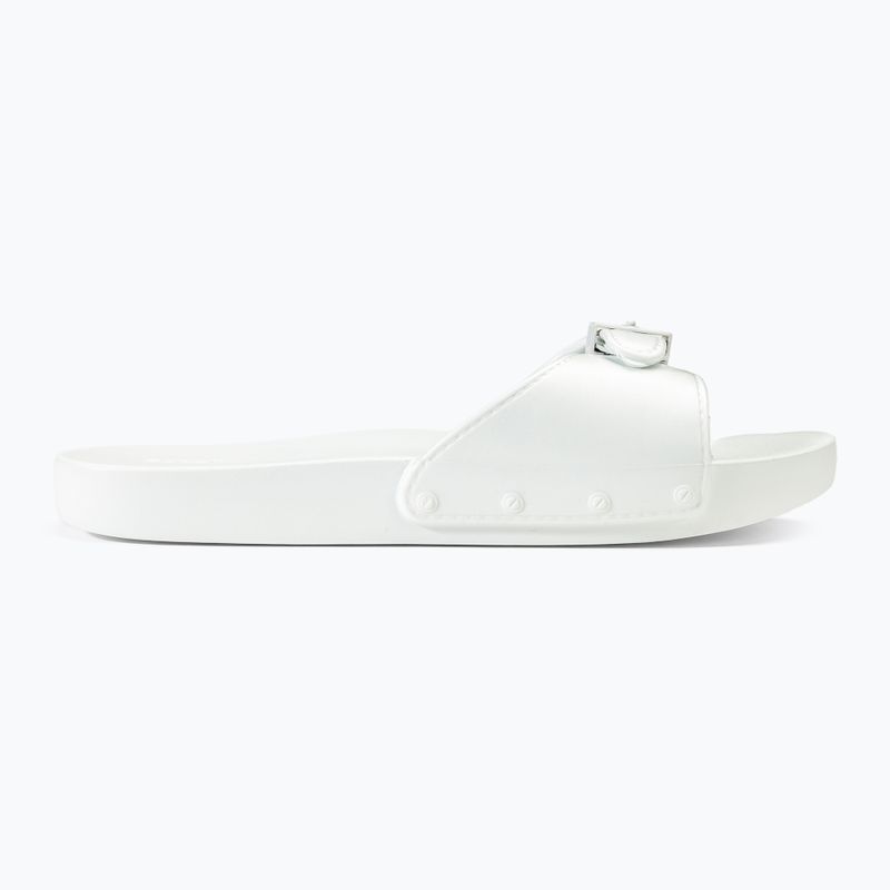 Жіночі шльопанці Scholl Pescura Flat Aqua Eva білого кольору 2