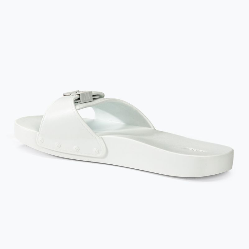 Жіночі шльопанці Scholl Pescura Flat Aqua Eva білого кольору 3