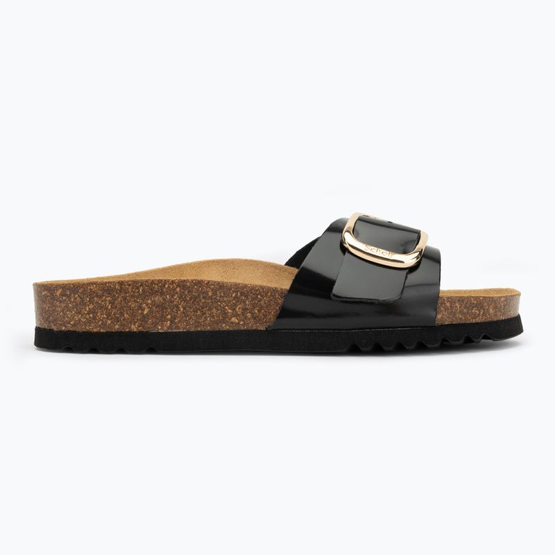 Шльопанці жіночі Scholl Kathleen Printed Leather black 2