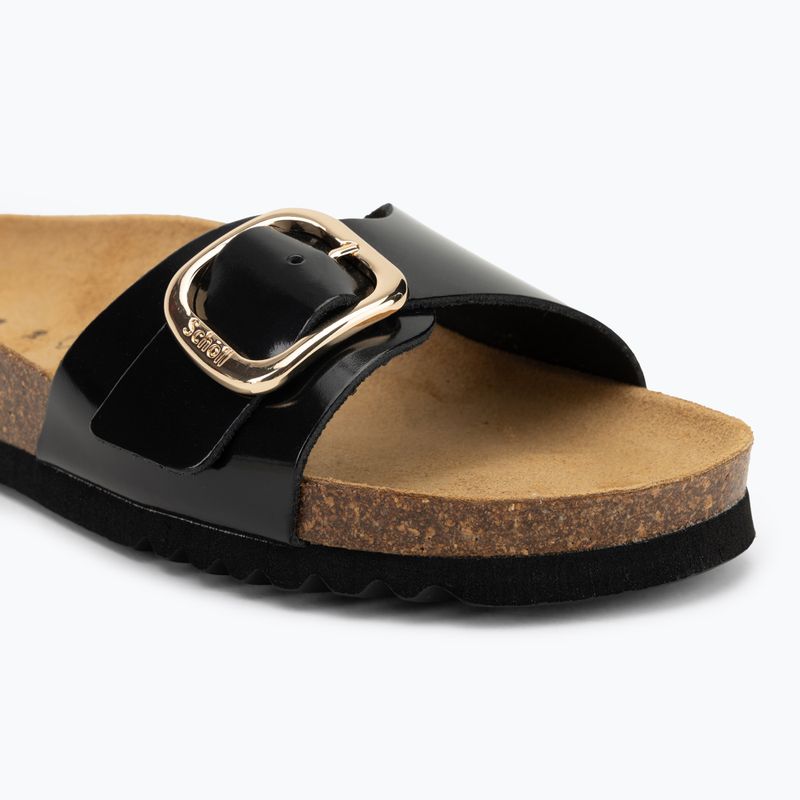 Шльопанці жіночі Scholl Kathleen Printed Leather black 7